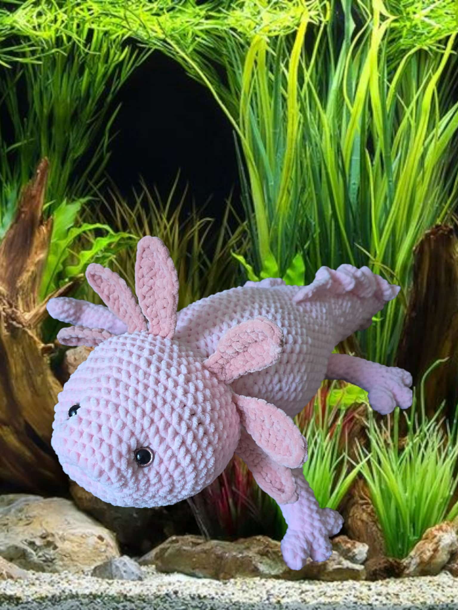 Horgolt Axolotl